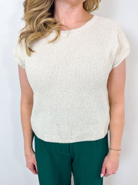 Tulle Bow Back Sweater