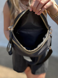 Double Zip Nylon Bag