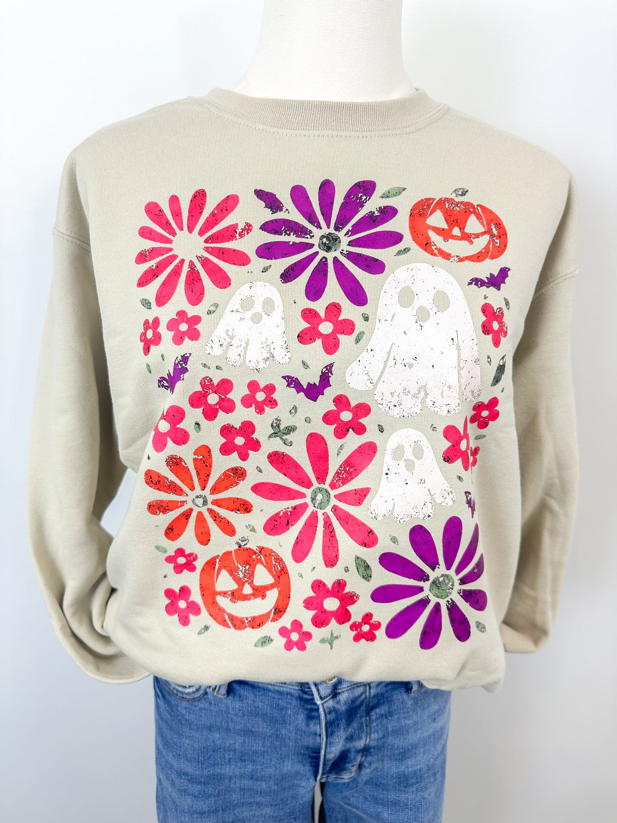 Groovy Ghosts & Pumpkins Sweatshirt