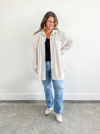 Ribbed Shacket