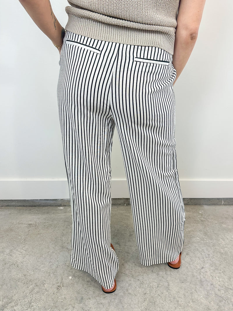 Signs of Spring Linen Stripe Pant