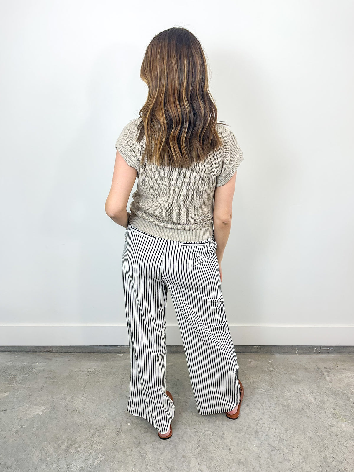 Signs of Spring Linen Stripe Pant