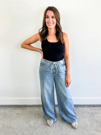 Featherweight Palazzo Judy Blue Jeans