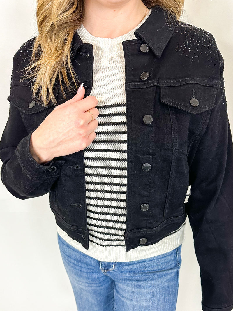 Welcome to NY Black Denim Jacket