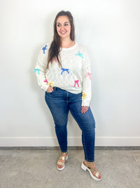 Bow Detail Lightweight Sweater