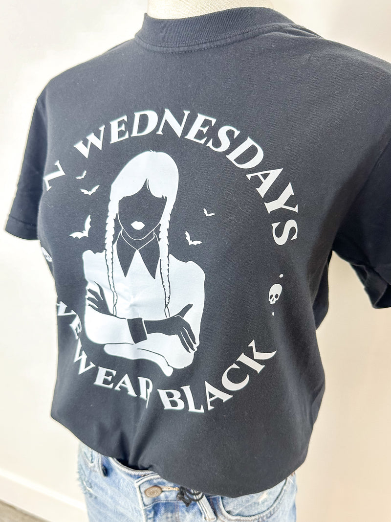 On Wednesdays we Wear Black Graphic Tee