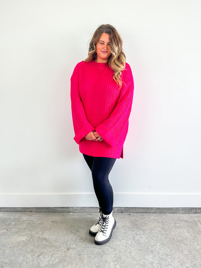 Pink Tunic Sweater