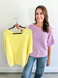 Lightweight Sweater Tee