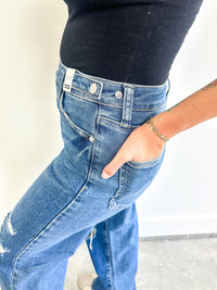 Adjustable Waist Straight Leg Judy Blue Jeans