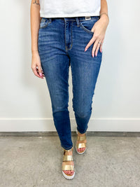 Judy Blue High Waist Shield Pocket Slim Jeans