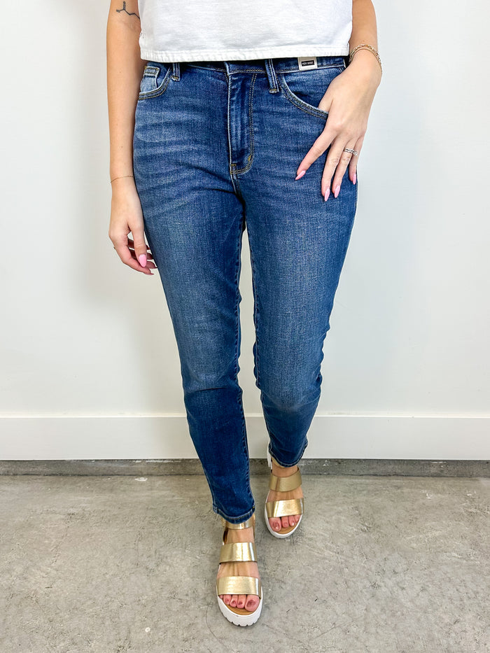 Judy Blue High Waist Shield Pocket Slim Jeans
