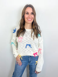 Bow Detail Lightweight Sweater