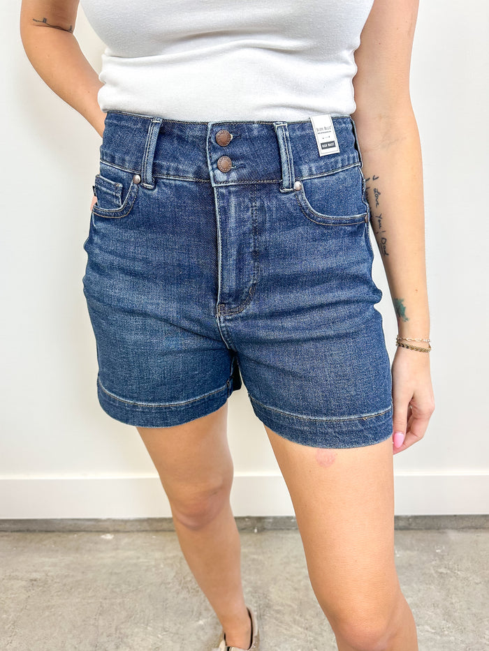 Judy Blue Tummy Control Slim Shorts