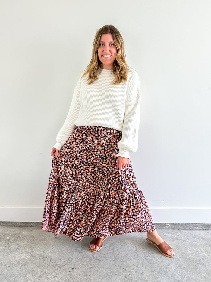 Fall Fusion Maxi Skirt