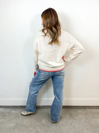 Red Bow Holiday Sweater