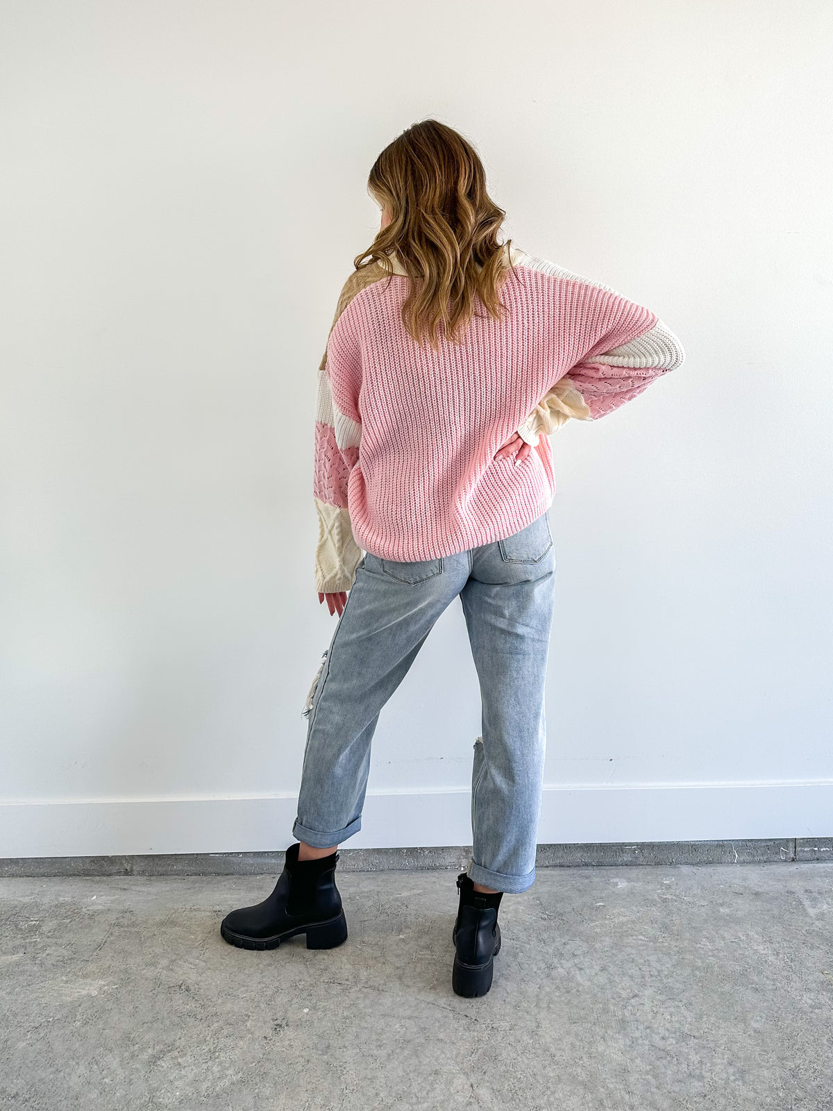 Blush Mocha Sweater