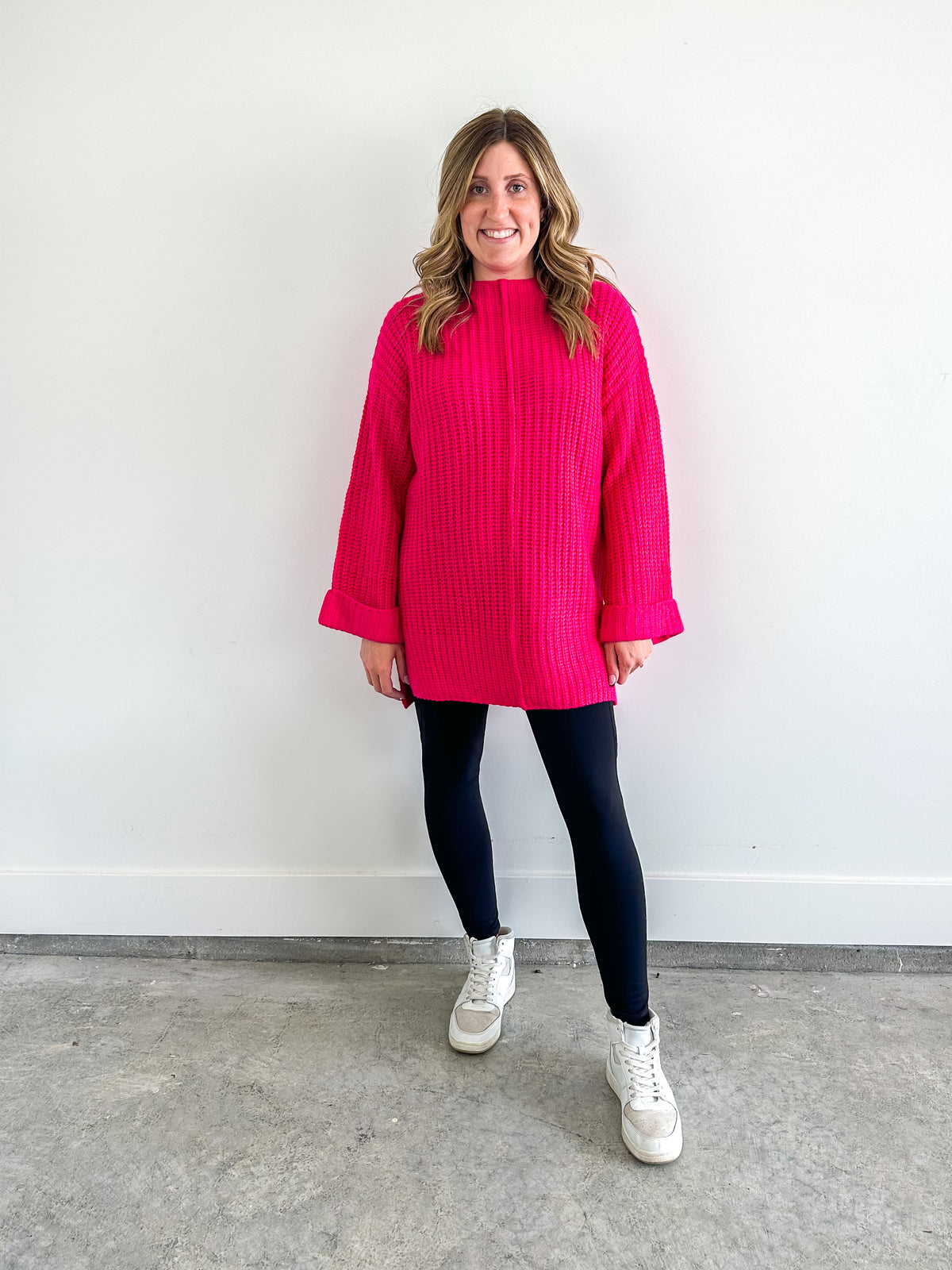 Pink Tunic Sweater