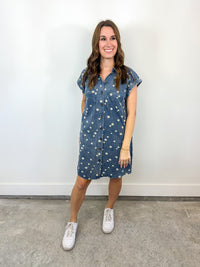 Daisy Denim Shirt Dress