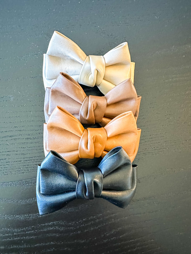 Leather Bows