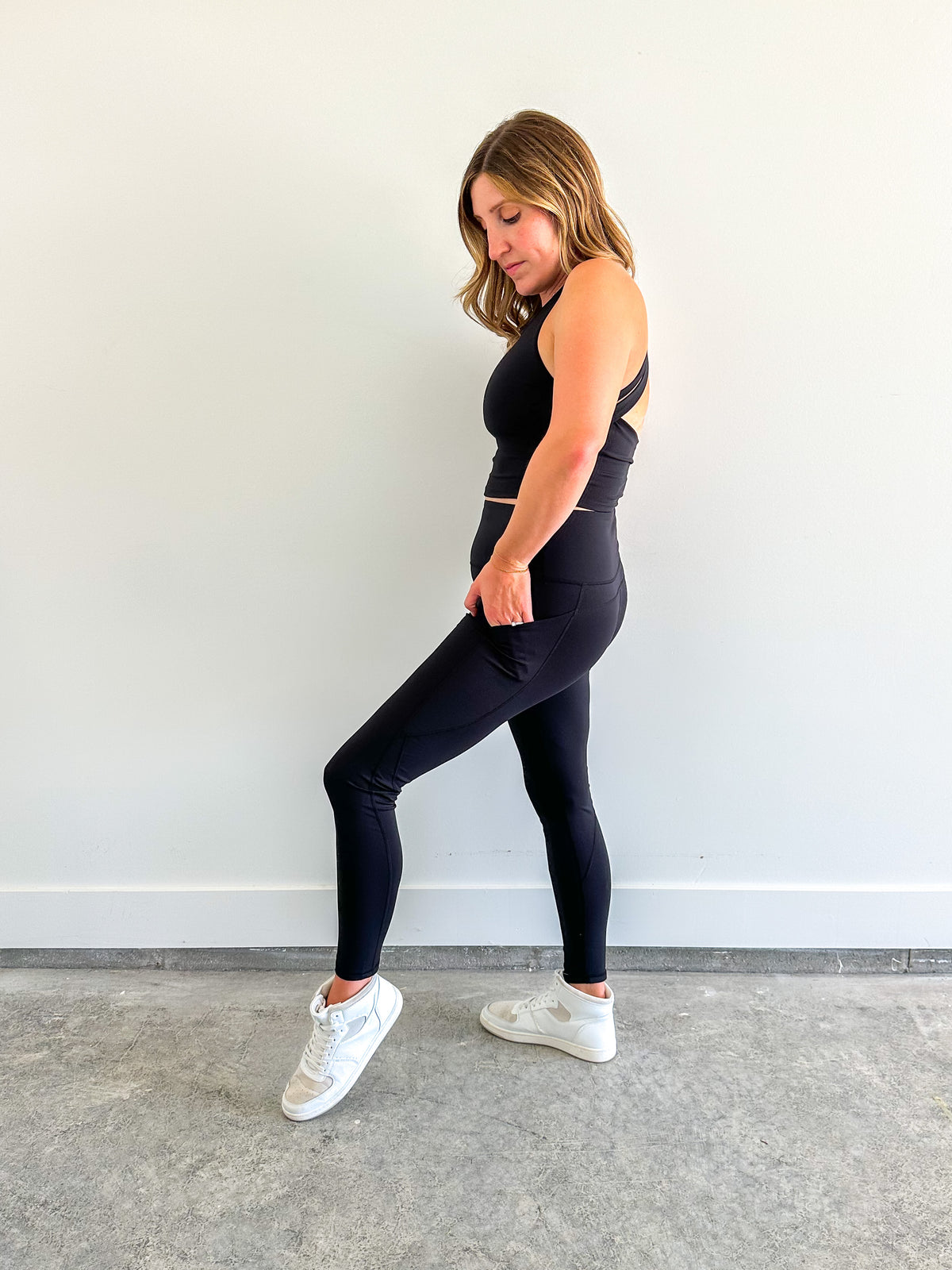 Basic Leggings-Black