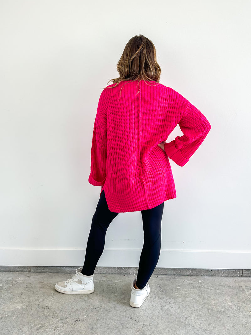 Pink Tunic Sweater