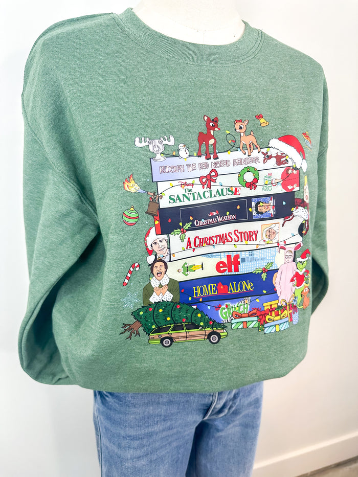 Holiday Movie Night Sweatshirt