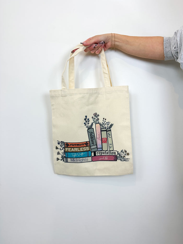 Eras Albums Books Tote Bag