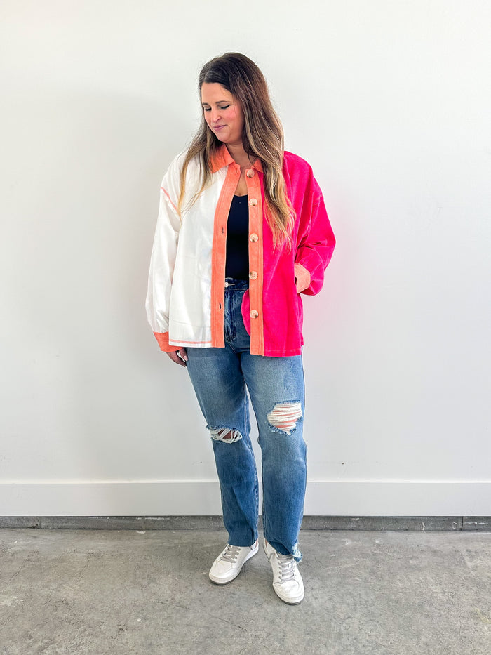 Bright and Bold Shacket