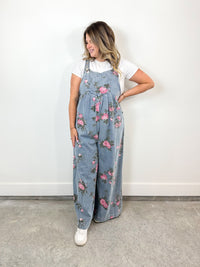 Rose Garden Denim Overalls