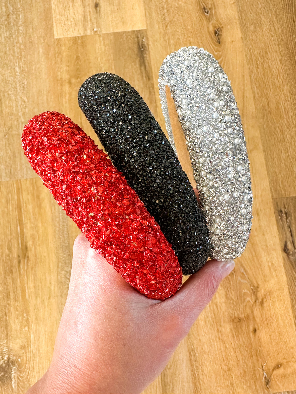 Glitter Rhinestone Headbands