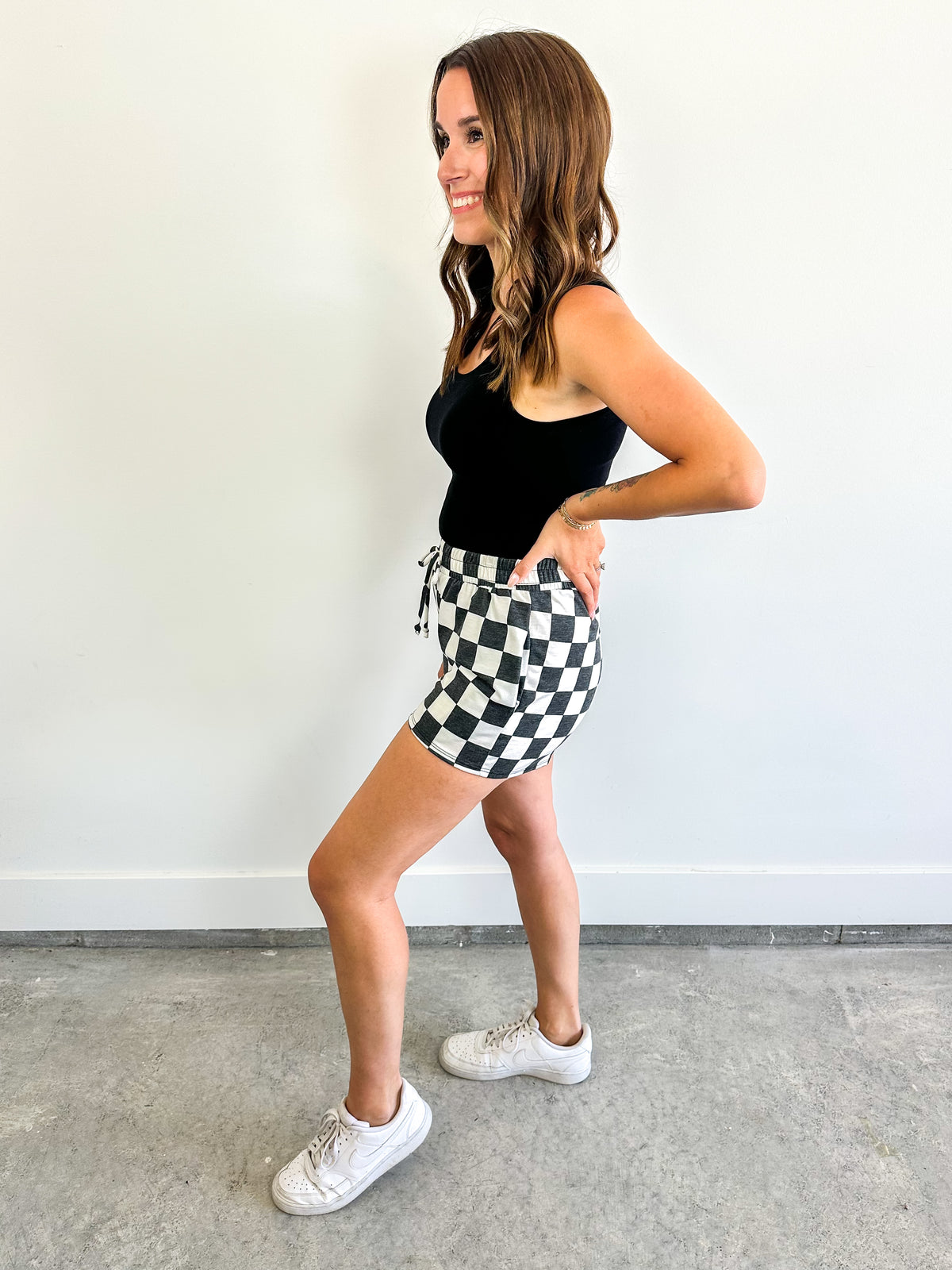 Checkered Lounge Shorts