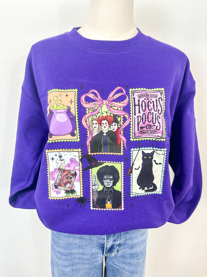 Hocus Pocus Stamps Sweatshirt