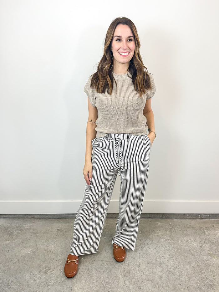 Signs of Spring Linen Stripe Pant