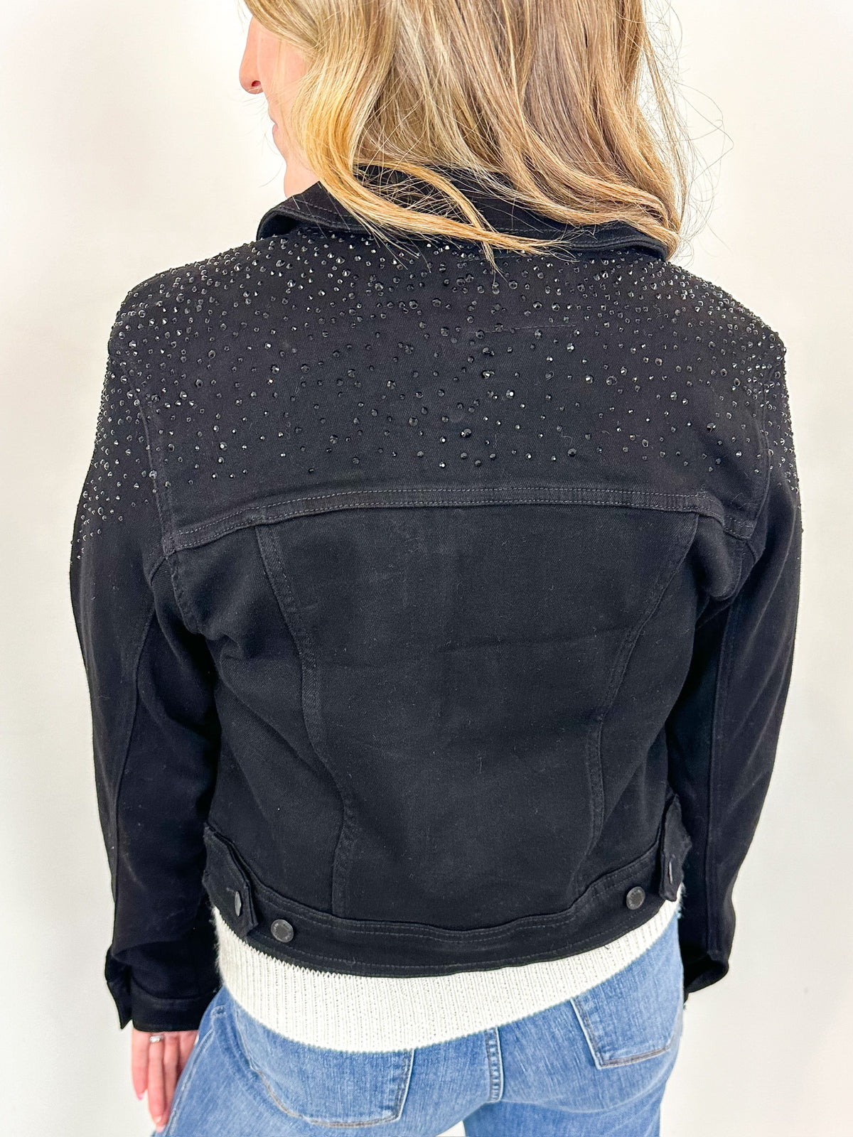 Welcome to NY Black Denim Jacket