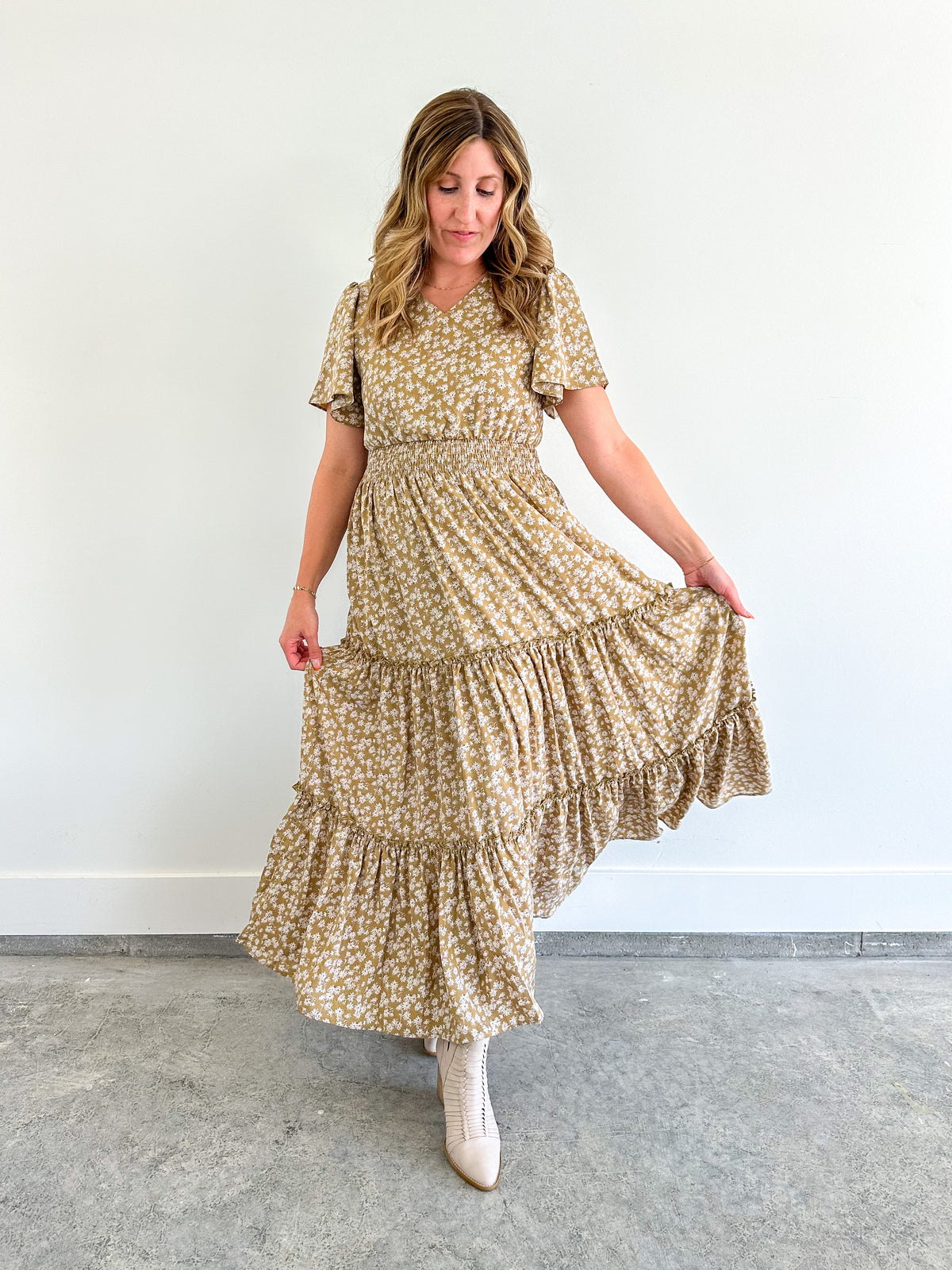 Goldenrod Maxi Dress