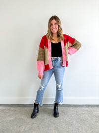 Red and Pink Sweater