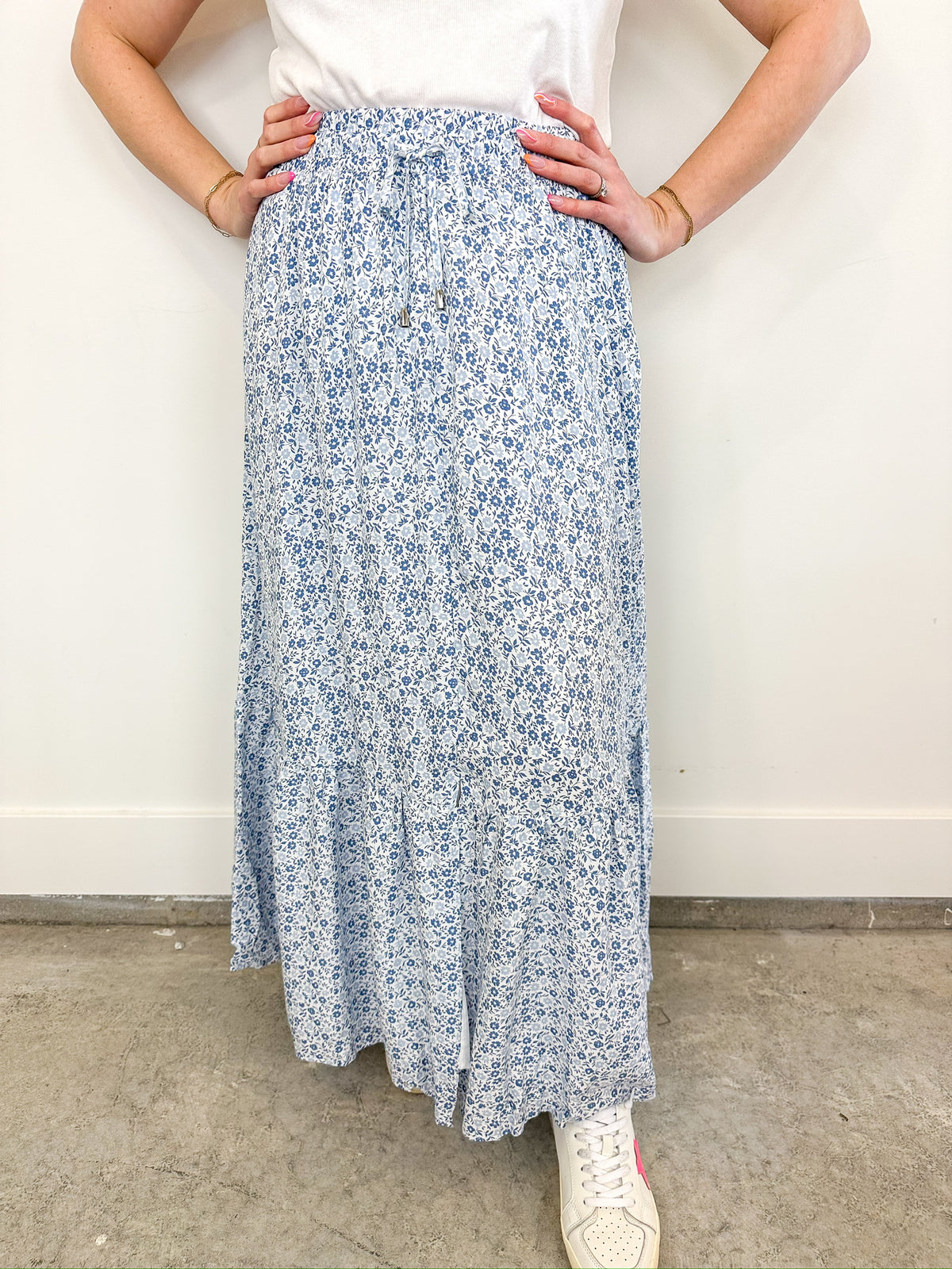 April Showers Maxi Skirt