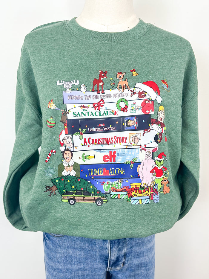 Holiday Movie Night Sweatshirt