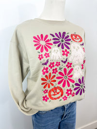 Groovy Ghosts & Pumpkins Sweatshirt