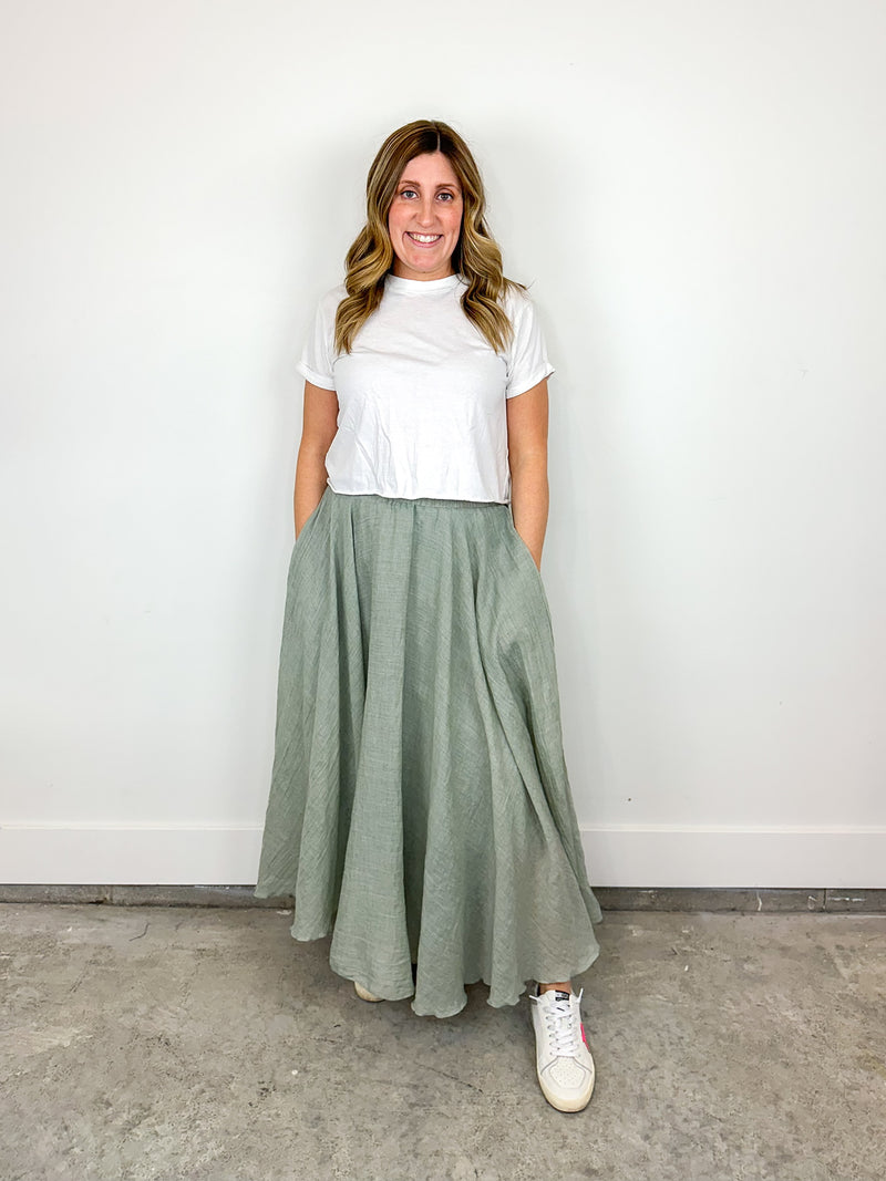 Spring Breeze Maxi Skirt