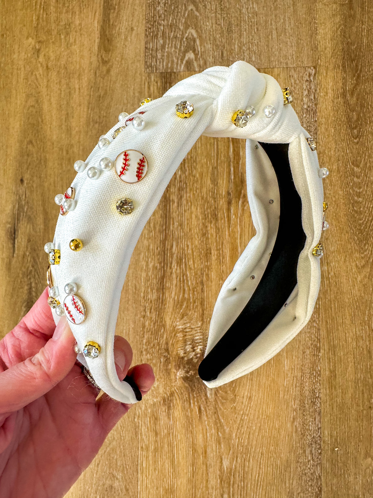 Beaded Baseball Headband