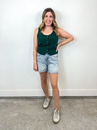 Summer Girl Hunter Green Vest