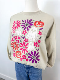 Groovy Ghosts & Pumpkins Sweatshirt