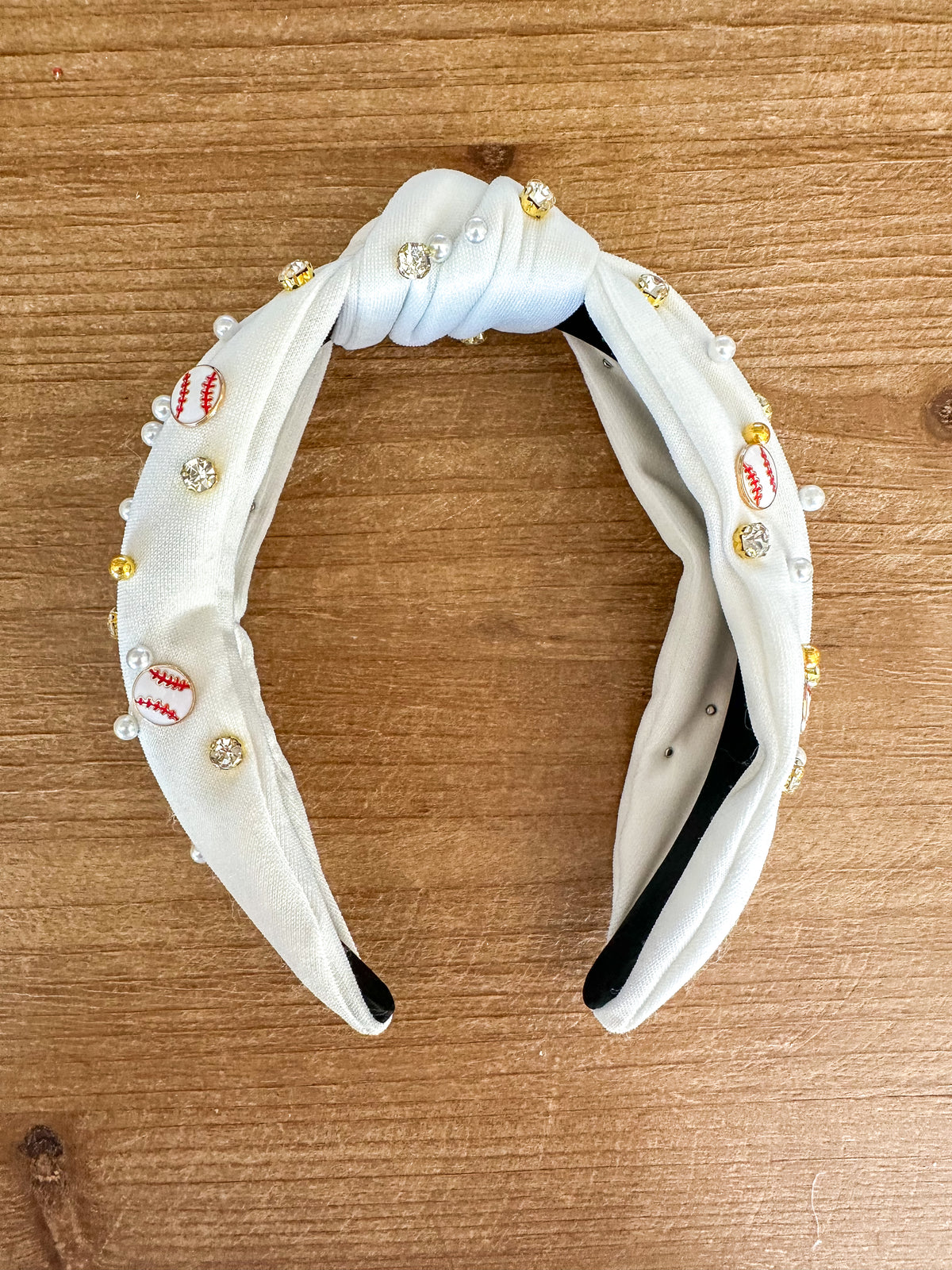 Beaded Baseball Headband