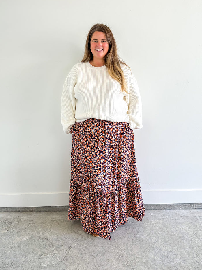 Fall Fusion Maxi Skirt