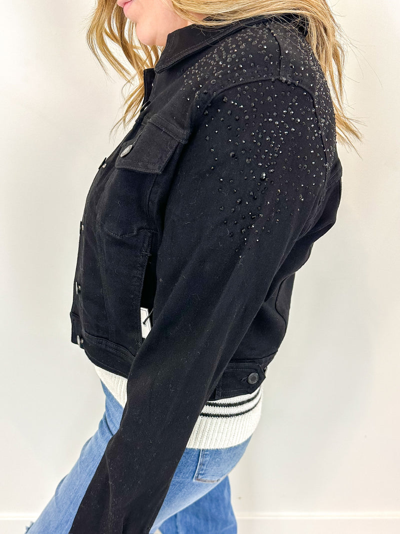 Welcome to NY Black Denim Jacket