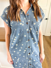 Daisy Denim Shirt Dress
