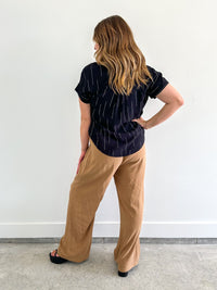 Walk the Line Print Blouse
