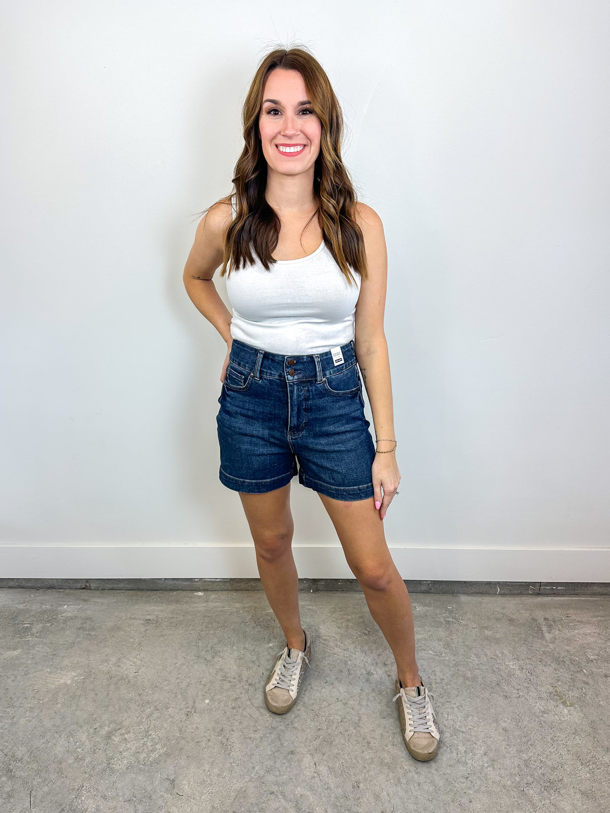 Judy Blue Tummy Control Slim Shorts