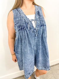 The Viral Denim Romper